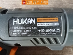 Máy vặn vít mini dùng pin CHÍNH HÃNG HUKAN HM5-CS05N