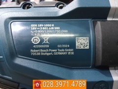 Máy siết bu lông dùng pin CHÍNH HÃNG BOSCH GDS 18V-1050H (chưa pin + sạc)