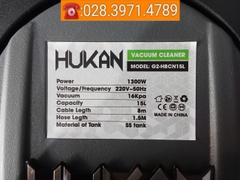 Máy hút bụi mini CHÍNH HÃNG HUKAN G2-HBCN15L (15 Lít)