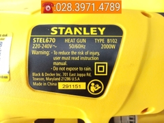 Máy thổi hơi nóng chất lượng tốt STANLEY STEL670-B1 công suất 2000W