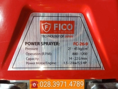 Đầu rửa xe 1Hp CHÍNH HÃNG FICO FC26-9 TS26 (Loại tốt)