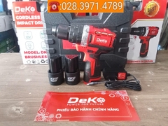 Máy khoan dùng pin 12V 3 chức năng DDEKO DK-12V1 đầu 10mm [MỚI]