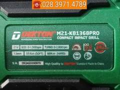 Máy khoan pin 13mm CHÍNH HÃNG DEKTON M21-KB1368PRO (COMBO 2 pin + 1 sạc)