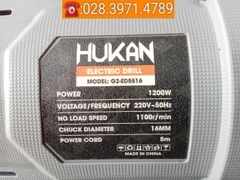 Máy khoan 16mm 3 tay cầm CHÍNH HÃNG HUKAN G2-ED5516 công suất 1200W