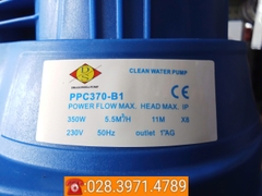 Máy bơm nước thả chìm hút cạn chất lượng tốt PPC370-B1