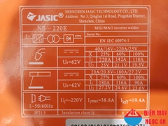 Máy hàn mig đầu liền CHÍNH HÃNG JASIC NB-220E