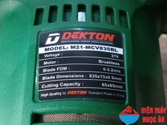 Máy cưa vòng dùng pin CHÍNH HÃNG DEKTON M21-MCV835BL (chưa pin + sạc)