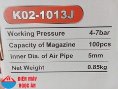 Máy bắn đinh bằng hơi CHÍNH HÃNG DCK K02-1013J (Đinh U)