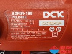 Máy đánh bóng 180mm CHÍNH HÃNG DCK KSP04-180 công suất 1400W