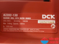 Máy khoan rút lõi bê tông CHÍNH HÃNG DCK KZZ02-130 công suất 1800W