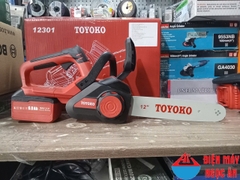 Máy cưa xích dùng pin CHÍNH HÃNG TOYOKO T12301F (2 pin 15cell + 1 sạc)