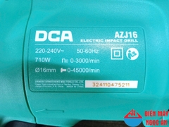 Máy khoan búa 16mm CHÍNH HÃNG DCA AZJ16 công suất 710W