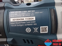 Máy siết bu lông pin CHÍNH HÃNG BOSCH GDX 18V-285