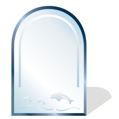 GƯƠNG VÒM HỌA TIẾT RINO -RG9D3