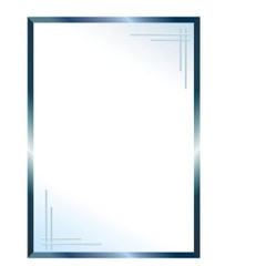 GƯƠNG MÀI CẠNH HỌA TIẾT CHỮ NHẬT ĐỨNG RINO-RG9V2