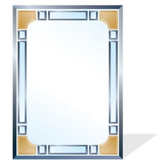 GƯƠNG CHỮ NHẬT ĐỨNG ĐÍNH HẠT RINO - RG57H