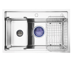 CHẬU RỬA BÁT INOX 1 HỐ CARINA NSM7848GC