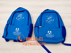 Xưởng May Balo Trung Tâm Ngoại Ngữ Apollo In Logo Giá Rẻ Tại Xưởng
