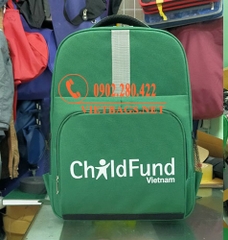 Sản xuất quà tặng balo học sinh ChildFund