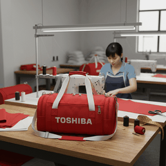 Xưởng Sản Xuất Túi Trống Thể Thao Quà Tặng Toshiba Cao Cấp | Vietbags