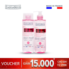Combo nước tẩy trang 250ml và Gel rửa mặt 250ml chiết xuất Bưởi Hồng