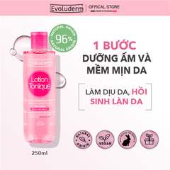 Nước hoa hồng Evoluderm làm dịu phục hồi và dưỡng ẩm dành cho da nhạy cảm 250ml