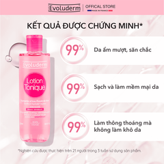 Nước hoa hồng Evoluderm làm dịu phục hồi và dưỡng ẩm dành cho da nhạy cảm 250ml