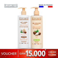 Combo gel tắm và sữa dưỡng thể chiết xuất Bơ Hạt Mỡ