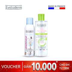 Combo xịt khoáng 150ml và nước tẩy trang 250ml cho da dầu mụn