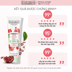 Gel tẩy tế bào chết Evoluderm chiết xuất từ tinh chất quả Lựu 150ml