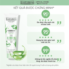 Gel tẩy tế bào chết Evoluderm chiết xuất từ tinh chất Lô Hội 150ml