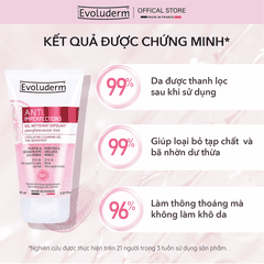 Gel rửa mặt tẩy tế bào chết Evoluderm tinh chất Bưởi hồng 150ml