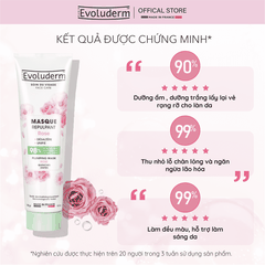 Mặt nạ Evoluderm làm trắng sáng làn da tinh chất Hoa Hồng 150ml