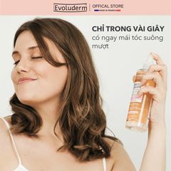 Xịt dưỡng giúp nuôi dưỡng phục hồi độ bóng cho tóc khô và xỉn màu Evoluderm Brume Cheveur Keratine 250ml