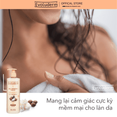 Gel tắm Evoluderm chiết xuất từ Bơ Hạt Mỡ - Karite 500ml