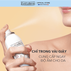 Xịt khoáng Evoluderm giúp dưỡng ẩm cấp nước và làm dịu làn da 50ml