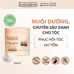 Kem ủ dành cho tóc dài và yếu dễ gãy rụng Evoluderm chiết xuất Bơ Hạt Mỡ - 500ml