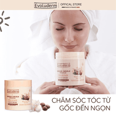 Kem ủ dành cho tóc dài và yếu dễ gãy rụng Evoluderm chiết xuất Bơ Hạt Mỡ - 500ml