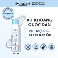 Xịt khoáng Evoluderm giúp dưỡng ẩm cấp nước và làm dịu làn da 150ml