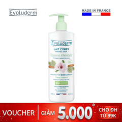 Sữa dưỡng thể bảo vệ Evoluderm chiết xuất Hạnh Nhân 500ml