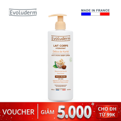 Sữa dưỡng thể dưỡng ẩm Evoluderm chiết xuất Bơ hạt mỡ 500ml