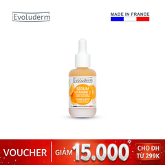 Tinh chất Serum Vitamin C Evoluderm giúp sáng da mờ thâm, dưỡng da mịn màng tươi sáng 30ml