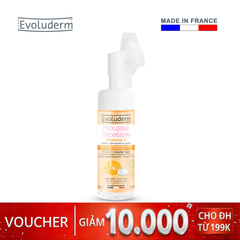 Sữa rửa mặt Micellar dạng bọt Vitamin C Evoluderm 150ml