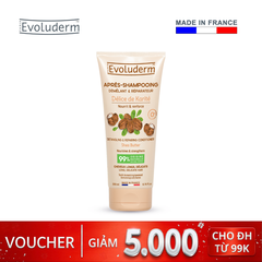 Dầu xả Evoluderm dưỡng chất Bơ Hạt Mỡ sửa chữa và nuôi dưỡng tóc dài mỏng manh 200ml