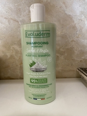 Dầu gội dành cho tóc dầu và dễ bị dầu Evoluderm chiết xuất Đất Sét Trắng và cây Tầm Ma - 400ml