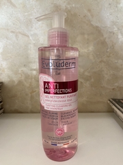 Gel rửa mặt Evoluderm ngăn ngừa mụn chiết xuất Bưởi hồng và hoa Cúc 250ml