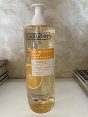 Gel rửa mặt sáng da Vitamin C Evoluderm 500ml