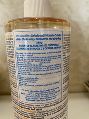 Gel rửa mặt sáng da Vitamin C Evoluderm 500ml