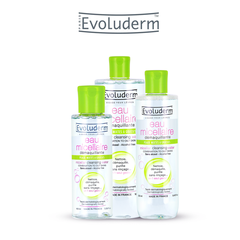 Nước tẩy trang Evoluderm Micellaire chiết xuất bưởi hồng dành cho da hỗn hợp và dầu mụn