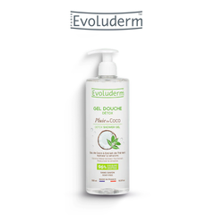 Gel tắm thải độc da Evoluderm hương Dừa 500ml